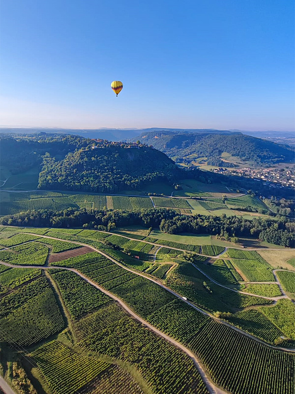 Le Jura en montgolfière